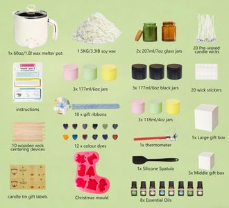 Julwshiper Scented Candle Making Kit – DIY Supplies for Beginners