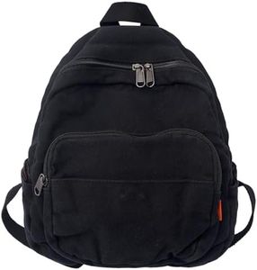 Makukke Mochila para Mujer Mochila pequeña de Lona para la Ciudad Mochilas para Mujer Mochilas Bolsos Mochila para Viajes Escolares Informales Senderismo Trabajo