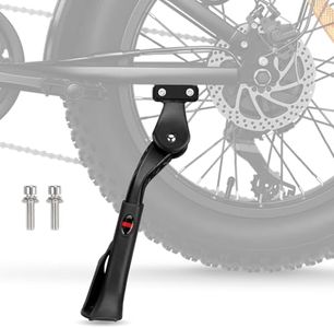 BEAROLNE Adjustable Bike Kickstand Heavy Duty Rear Mount Kick Stand for 40mm 24-29 Inch Aluminum Kickstand for Adult Kids Bike Mountain Bike Ebike Mini Bike Electric Dirt Bike MTB