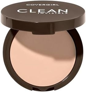 COVERGIRL - Clean Invisible Pressed Powder, Lightweight, Breathable, Vegan Formula, Talc- and fragrance-free - Creamy Natural - 120
