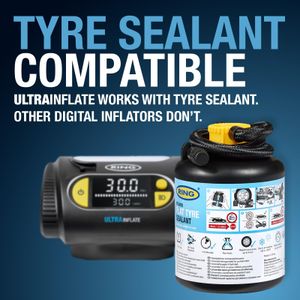 Ring Ultrainflate 30 Digital Tyre Inflator – Portable Air Compressor