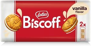 Lotus Biscoff Sandwich Cookies, Vanilla Cream, 22 Cookies, (2 Fresh Packs of 11 Cookies), 7.76 Ounce