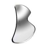 GYX COELE Stainless Steel Gua Sha Scraping Massage Tool,IASTM Tool, Great Soft Tissue Mobilization Tool Therapy Used for Legs, Arms,Shoulder Reduce Muscle Soreness(B Shape)