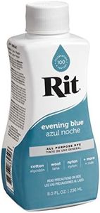 RIT DYE 103237 UR820.Even Fabric Liquid Dye All-Purpose, Evening Blue, 8 Ounce