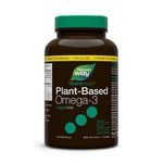 Nature's Way NutraVege Plant-Based Omega-3 Softgels – Vegan-Friendly Omega-3 Supplement with 300mg EPA + 200mg DHA – Fresh Mint Flavour – Support Heart, Eyes and Brain Function - 75 Softgels (Value Size)