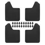 SKYPLANET 4PCS Universal Car Mud Flaps Splash Guards Fender 15.35" X 11.73" Compatible with Hatchback Estate Saloon SUV Cabriolet MPV Pickup Van - Black