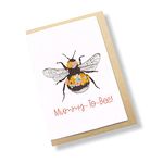 Mummy-To-Bee - Cute and Funny Greeting Card for New Mum To Be, Baby Shower, Pregnancy Annoucement, Maternity Leave Gift