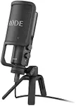 RØDE NT-USB Versatile Studio-quality Condenser USB Microphone with Pop Filter and Tripod for Streaming, Gaming, Podcasting, Music Production, Vocal and Instrument Recording