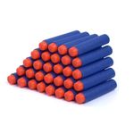 Aegon Foam Darts Toy Gun Bullets for Kids Bullets Pack Compatible with Nerf N Strike Elite Guns (Blue, 50)