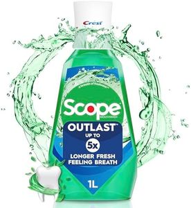 Crest Scope Outlast Mouthwash, 1 l