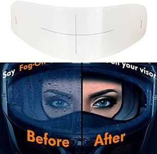 Motorcycle Anti Fog Film - Universal Fit Helmet Visors Fog Resistant Clear Shields Lens Insert 3.58" x 10.7"