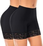 Werena Slip Shorts for Under Dresses, #2 Black&black, Medium