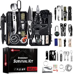 Kit de Supervivencia Profesional 60 en 1 de Tercera Generación Emergencia Montaña Excursión Senderismo