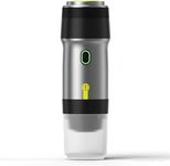 Kssiaz Portable Espresso Machines, Electric Espresso Maker with Self-Heating, USB-C & Car Charger, 20 Bar Mini Coffee Maker With NS Capsule & Ground Coffee for Camping, Hiking, Travel, Office, Silver