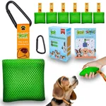 LOYGD Dog Scent Training Kit – Fun Nosework Brain Games for Dogs – Encourage Calmness, Build Bond, All Ages & Breeds – 6 Scent Pouches with Fennel & Rosemary, Snap Hooks & Step-by-Step Training Guide