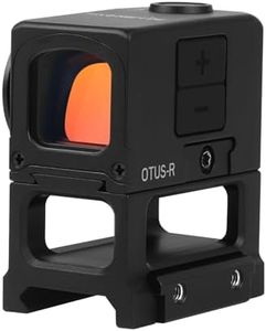 DALBINOWL Enclosed Red Dot Sight for ACRO Footprint - Motion Awake - 3 MOA Closed Emitter Reflex Sights - with Adapter Plates for RMR Footprint & Glock MOS & Picatinny Rails (Red Dot)