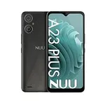 NUU A23Plus Unlocked Cell Phone for AT&T, T-Mobile, Cricket, Mint Mobile, Metro, 4G 6.3" 64GB/3GB Worldwide and More, Dual SIM, Black, US Warranty & Hotline 2023- International Unlock