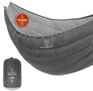 Wise Owl Outfitters Hammock Underquilt – Insulated Camping Quilt for Warm Sleeping – Fits Under Hammocks – Ultralight, Water-Resistant & Packable