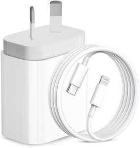 iPhone Charger, 20W USB C Charger with USB C to Lightning Cable, Apple iPhone Charger with iPhone Charger Cable, Portable Charger for iPhone 14/13/ 12/11/ X/ 9/8, iPad, Airpods, Apple Watch