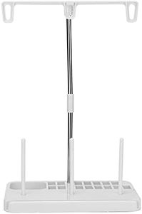 Thread Holder Stand, One Set Stable Removable Spool Tools 3 Spools Rack Holder Thread Holders for Sewing Machines for Household(Creamy-White)