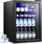 LHRIVER Mini Fridge for Countertop,