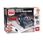 Machine Works Build Your Own Porsche 911 Boxer Engine Toy - Replica Model Building Kit - Features Sounds and Illumination, 280+ Pieces, 10+ Years