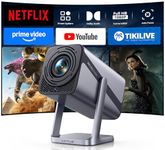 Smart Projector[20W Dolby Audio] Portable Projector with WiFi 6 & Two-Way Bluetooth, 360°Rotation iWIMIUS S29 Native 1080P 4k Projector, Auto Focus 4D/4P Auto Keystone Smart Projecteur