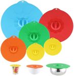 6PCS Silicone Lids, OHOLA Microwave