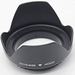 ADQQ 55mm Tulip Flower Lens Hood for Nikon D3400 D3500 D5600 with Nikkor AF-P 18-55mm Lens