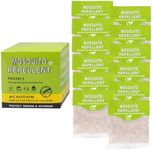 12 Pack Mosquito Repellent Pouches, Long Lasting Indoor & Outdoor Mosquito Control for Home, Patio, Camping, Travel, Safe for Kids & Pets