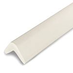 urbanhouse Ultra High-Density Heavy Duty Corner Guard Edge Protector & Bumper for Parking Garages, Workshops and Warehouses - Neutral Off White, 24 Inches - 1 Each