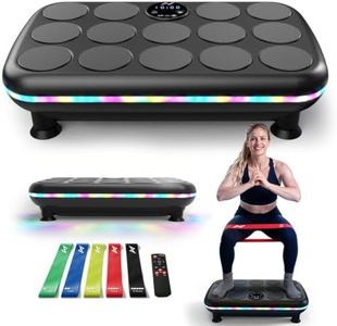 AXV Vibration Plate Fitness Platform Exercise Machine Vibrating Shaking Full Body Shaker Workout Vibrate Stand Shake Board Sport for Weight Loss Fat Burner for Gym Home Office