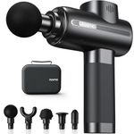 RENPHO Massage Gun Deep Tissue, Muscle Massage Gun 3200 RPM Motor Massager with Type-C Charging and Portable Case, for Home Office Workout Full Body Muscle Massage Relax, Black