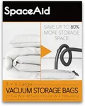 SpaceAid Jumbo Vacuum Storage Bags, Space Saver Sealer Compression Bags for Comforters, Blankets, Pillows, Bedding, Clothes (X-Large 3 Pack)