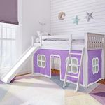 Max & Lily Low Loft Bed, Twin Bed F