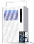 Desiccant Dehumidifiers for Bedroom, Heelay® Dehumidifiers for Home 3000ML/Day With Drain Hose for Drying Clothes Warm Air Timer Auto Shut off/Humidity Display for Bathroom kitchen Wardrobe Apartment