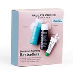 Paula's Choice Breakout Fighting Bestsellers - Facial Cleansing, Exfoliating & Treatment - Reduce Blemishes, Enlarged Pores & Blackheads - with Salicylic & Azelaic Acid - All Skin Types - Travel Size