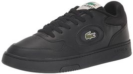 Lacoste Men's LINESET Sneaker, BLK/BLK, 13, Blk/Blk, 13