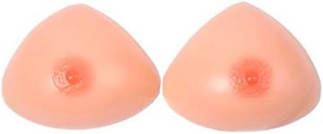 Zcoins Silicone Breast Forms for Crossdressers Cosplay Mastectomy Bra Inserts Triangle Boobs