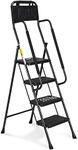 HBTower 4 Step Ladder with Handrail