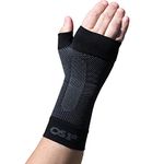 OrthoSleeve WS6 Compression Wrist Sleeve, Small, Black