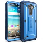 Supcase LG G3 Case, [Heavy Duty] LG G3 Case [Unicorn Beetle PRO Series] Full-body Rugged Hybrid Protective Case with Built-in Screen Protector (Blue/Blue), Dual Layer Design + Impact Resistant Bumper