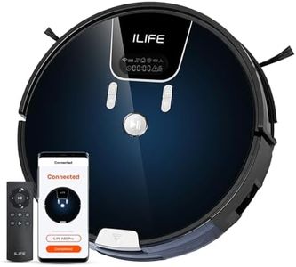 ILIFE A80 Pro Robotic Vacuum and Mop, Honeycomb Dust Tank, Large Water Tank, Roller Brush, Remote Control, App, Alexa and Google Home Compatible, Cleans Up to 2000 Sqft, Suitable for All Floor Types