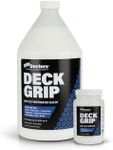 Deck Grip Anti-Slip Sealer and Coating for Outdoor and Indoor Concrete, Tiles and Natural Stone Surfaces – Semi-Gloss, Textured, Gallon