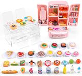 95 Pcs Dollhouse Refrigerator Mini 