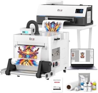 DXZ A3 DTF Printer with Shaker Oven, High-Speed with F1080 Printhead, 4.5” LED Multi-Function Touch Screen, 13'' Apparel Printer T-Shirt Printing, 2-Year Ink Included