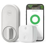 Yale Approach Lock with Wi-Fi, Retrofit Smart Lock in Silver