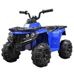 Happy Goods ATV Rechargeable Battery Operated Ride on Electric Kids Bike, Kids Ride on Baby Bike with LED Light, USB Port, Music | Electric Bike for Kids to Drive 2 to 5 Years Boys Girls (Blue)