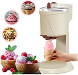 GRFIT Soft Ice Cream Machine Semi-automatic 1000ML Household Ice Cream Making Machine Fruit Dessert Yogurt Cone Ice Cream Maker