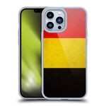 Head Case Designs Belgium Belgian België Vintage Flags Soft Gel Case Compatible With Apple iPhone 13 Pro Max